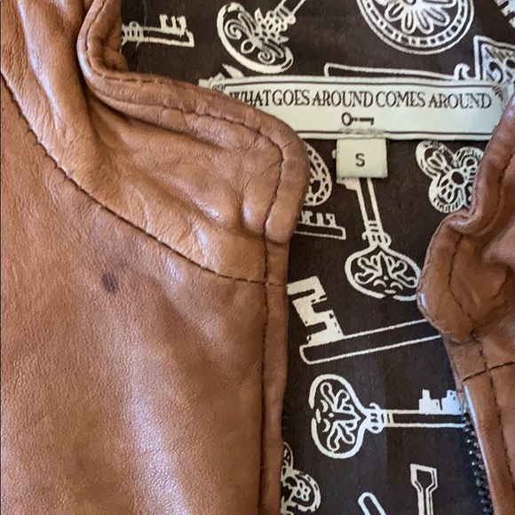 Light Brown Leather Jacket by WGACA - Picture 10 of 10